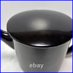 Kaiseki Lacquered Wooden Tea Bathtub Japanese Tea Ceremony Vintage Old Style