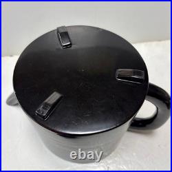 Kaiseki Lacquered Wooden Tea Bathtub Japanese Tea Ceremony Vintage Old Style