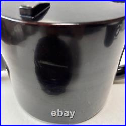 Kaiseki Lacquered Wooden Tea Bathtub Japanese Tea Ceremony Vintage Old Style