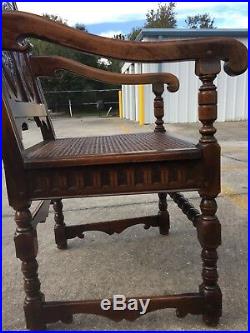 Kittinger Chair 1900-1930 vintage old chair Jacobean English style antique