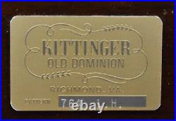 Kittinger Old Dominion Mahogany Chippendale Style Secretary Desk w Bookcase