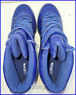 LL Cool J Rap Najee Kilimanjaro Low Leather Casual Work Boots Blue Sz 13 Rare