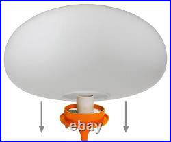 Laurel Mushroom Lamp Glass Replacement Shade Globe Mid-Century Modern Retro