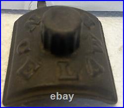 Lawrence Cast Iron Knee Warmer Anvil Style Nutcracker Old Vintage Antique