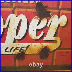 Lot Of 5 Vintage look Old Style Soda Fountain Sign Set Crush Dr Pepper Pepsi 7up