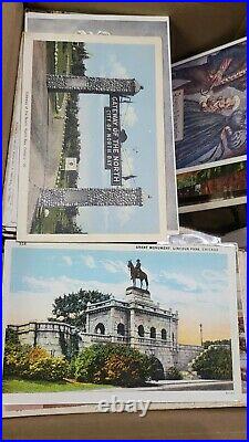Lot of 325 Vintage Postcards, Many are over 100yrs old with a variety of styles