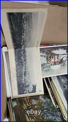 Lot of 325 Vintage Postcards, Many are over 100yrs old with a variety of styles