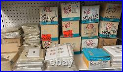 Lot of 500 New Old Stock Wall Plate Covers of various types, styles, colors