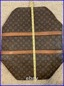 Louis Vuitton Keepall 55 Monogram Boston Bag Old Style Vintage Used Auth