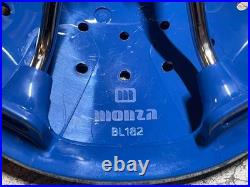 MONZA Lightning Seat Blue Old School BMX Saddle Replica of Elina Vintage Style MONZA Lightning Seat Blue Old School BMX Saddle Replica of Elina Vintage Style