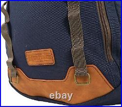 Marksman Backpack Vintage Old Style Hunting Pack Dark Blue Cotton Canvas Daypack
