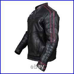 Mass Effect 3 N7 Commander Shepard Leather Jacket Men's Gaming Cosplay Jacket