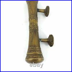 Medium 12 Inch / 300 MM Heavy Aged Brass Door Pull Vintage Old Style