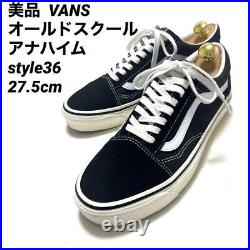 Men 9.5US Vans Style36 Anaheim Old Skool Shoes Original Vintage JP Popular