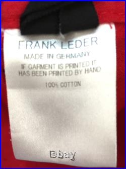 Men's Frank Leder Vintage Bedsheet Old Style Shirt/Long Sleeve/L/Cotton/Red