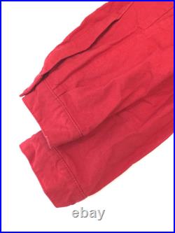 Men's Frank Leder Vintage Bedsheet Old Style Shirt/Long Sleeve/L/Cotton/Red
