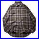 Men-size-L-90S-Usa-Made-Old-J-Crew-Plaid-Long-Sleeve-Flannel-Shirt-Gray-Vintage-01-jzo