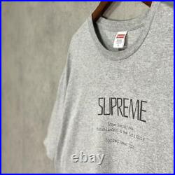 Men size XL 20Ss Supreme Anno Domini T-Shirt JPN Vintage Original Limited Top Sh