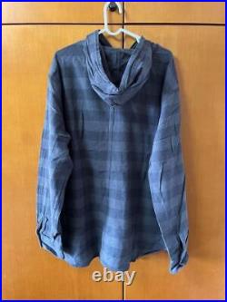 Men size XL Supreme Hooded Buffalo Plaid Flannel JPN Vintage Original Limited To