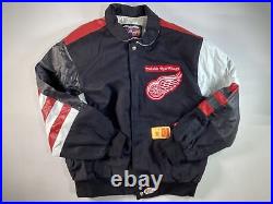 Mens HJ Vintage Old New Stock Red Wings Varsity Style Jacket XL NEW