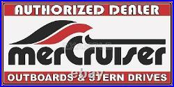 Mercruiser Marine Boating Vintage Old Style Sign Remake Aluminum Size Options