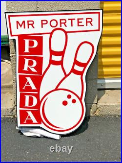 Mr Porter Prada Wall Sign used at Launch in 2018 1 of 1 This is it