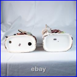 NORLEANS JAPAN Old Man Old Woman Figuerine Hairdressing Bedroom Bathroom Statue