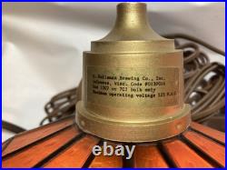 NOS Pair Vintage Old Style Beer Lighted Wall Sconce Sign Mint Embosograph 10