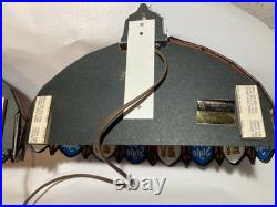 NOS Pair Vintage Old Style Beer Lighted Wall Sconce Sign Mint Embosograph 10