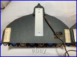 NOS Pair Vintage Old Style Beer Lighted Wall Sconce Sign Mint Embosograph 10