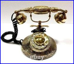 Nautical Brass Rotary Dial Landline Telephone Working Telephone Décor gift new