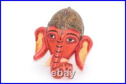 New Mask Panel Ganesha Vintage Old Style Rare Decorative Halloween Gifts