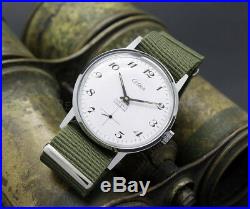 New Old Stock CELIER Army Movement Unitas 6376 vintage watch NOS militare style