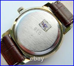 New Rare Old Stock Ussr Made Raketa 2609 Manual Poljot De Luxe Dress Style Watch