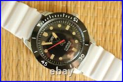 Nice Old Stock Vintage Oris Pre 65 Black Dial Military Style Diver's Watch + Box