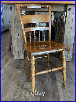 Nichols & Stone Hitchcock Style Maple Side Chair (old Pine Finish)
