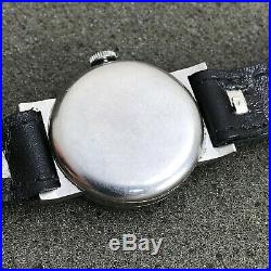 OLD LONGINES 12.68z SS SWISS WATCH ORIGINAL DIAL MILITARY STYLE RARE CASE