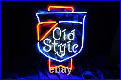 OLD STYLE Vintage Neon Light Sign Real Glass Wall Workshop Decor Display 17