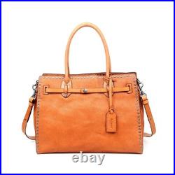 OLD TREND Westland Satchel Bag Retro Vintage, Western Style Genuine Leath