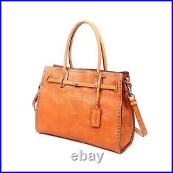 OLD TREND Westland Satchel Bag Retro Vintage, Western Style Genuine Leath