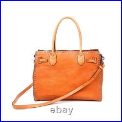 OLD TREND Westland Satchel Bag Retro Vintage, Western Style Genuine Leath