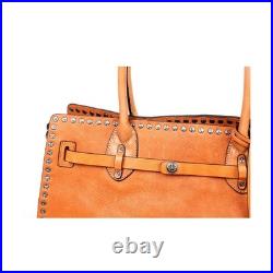 OLD TREND Westland Satchel Bag Retro Vintage, Western Style Genuine Leath