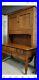Oak-Possum-Belly-Antique-Baker-s-Hoosier-Style-Cabinet-Old-Vintage-Cupboard-NICE-01-yb