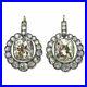 Old-Cut-Cushion-Vintage-Style-Edwardian-Earrings-Solid-Sterling-Silver-925-Best-01-lccb