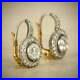 Old-European-Cut-Diamond-Halo-14k-Gold-Over-Earrings-Vintage-Style-Earrings-01-apge