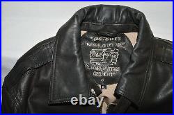 Old Gringo New Sz L Large Charcoal Genuine Leather Moto Jacket Vintage Style