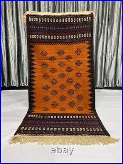 Old Handmade Vintage Afghan Rug Tribal Rug Boho Style Rug Bedroom Rug Wool Rug