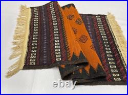 Old Handmade Vintage Afghan Rug Tribal Rug Boho Style Rug Bedroom Rug Wool Rug
