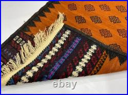 Old Handmade Vintage Afghan Rug Tribal Rug Boho Style Rug Bedroom Rug Wool Rug