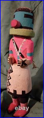 Old Hopi 1950's 60's Vintage Kachina Fred Harvey Route 66 Style